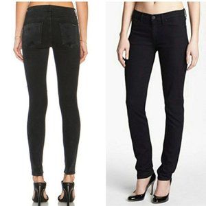 NWT Hudson Midrise Colette Skinny Jeans 29 Black